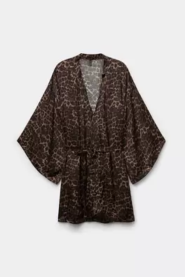 Kimono aus Viskosesatin Luxurious Leopard für 99,95 CHF in Intimissimi