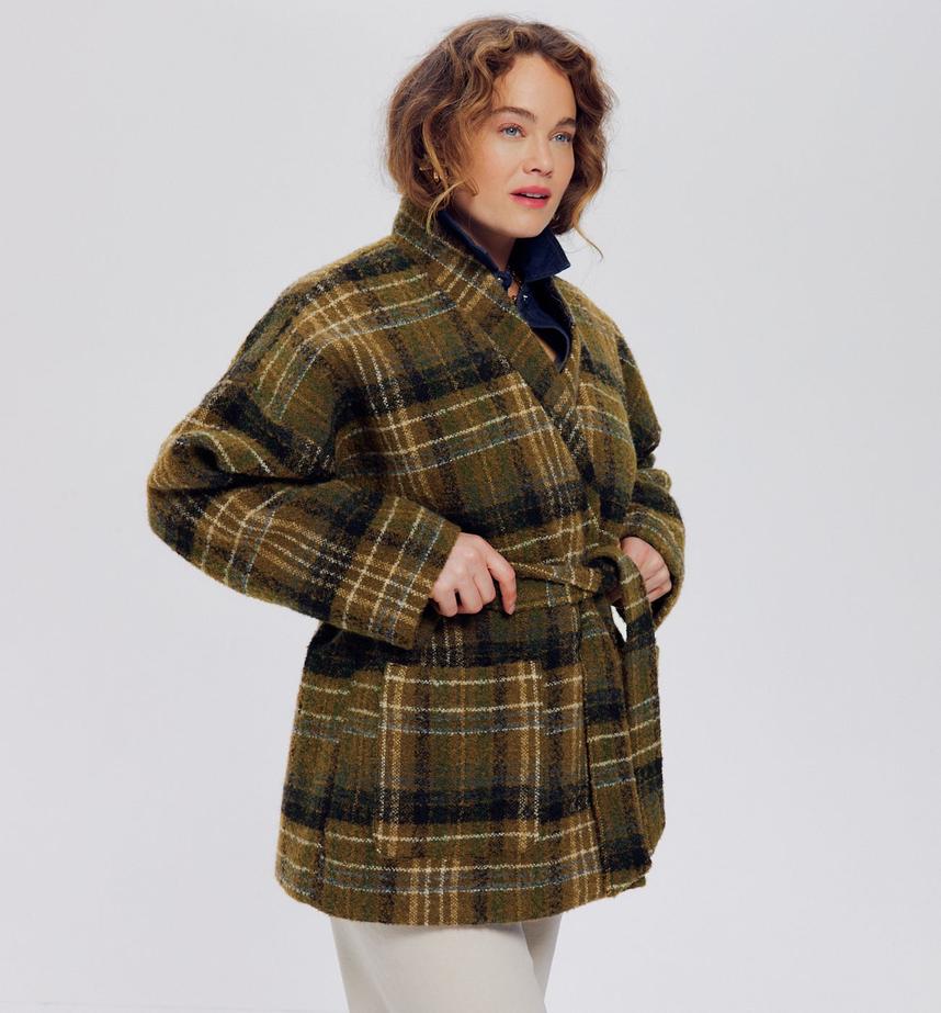 Manteau à carreaux Femme für 50 CHF in Promod