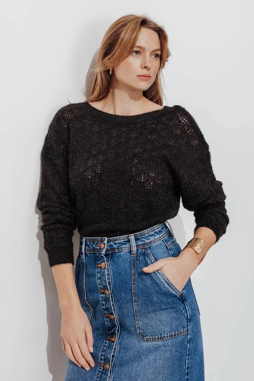 Pull pailleté recto-verso für 39,99 CHF in Promod