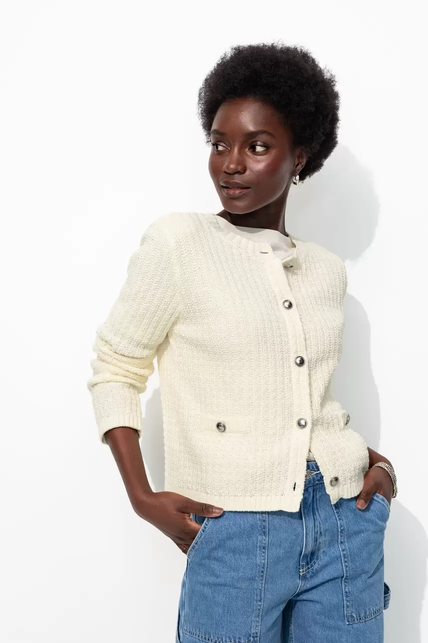 Cardigan à épaulettes Femme für 49,99 CHF in Promod