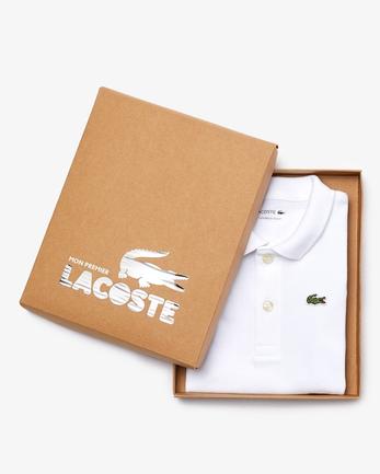 Baby Organic Cotton Piqué Bodysuit In Recycled Cardboard Box Set für 59 CHF in Lacoste