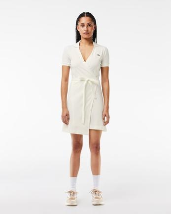 Short Sleeved Stretch Piqué Dress für 189 CHF in Lacoste
