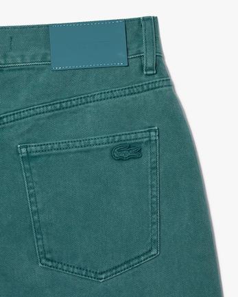 Straight Leg Eco-Dyed Cotton Denim Jeans für 189 CHF in Lacoste