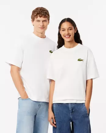 Loose Fit Heavy Cotton Badge T-shirt für 85 CHF in Lacoste