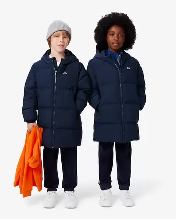 Long Recycled Fabric Puffer Jacket für 199 CHF in Lacoste