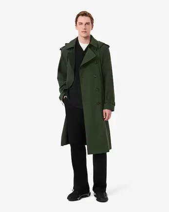 Water-Repellent Windproof Trench Coat für 549 CHF in Lacoste