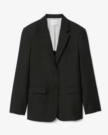 Wool Blend Checked Blazer für 479 CHF in Lacoste