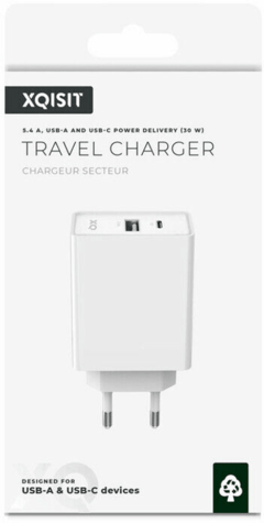 Travel Charger Dual USB-C PD + USB-A Weiß für 24,35 CHF in Melectronics
