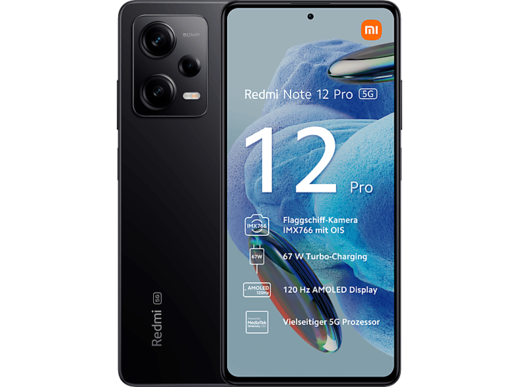 XIAOMI Redmi Note 12 Pro 5G - Smartphone (6.67 ", 128 GB, Midnight Black) für 249,7 CHF in Media Markt