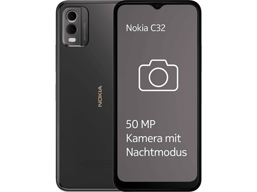 NOKIA C32 - Smartphone (6.517 ", 64 GB, Charcoal) für 139,95 CHF in Media Markt