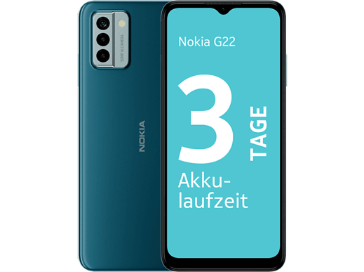 NOKIA G22 - Smartphone (6.52 ", 64 GB, Lagoon Blue) für 153,95 CHF in Media Markt