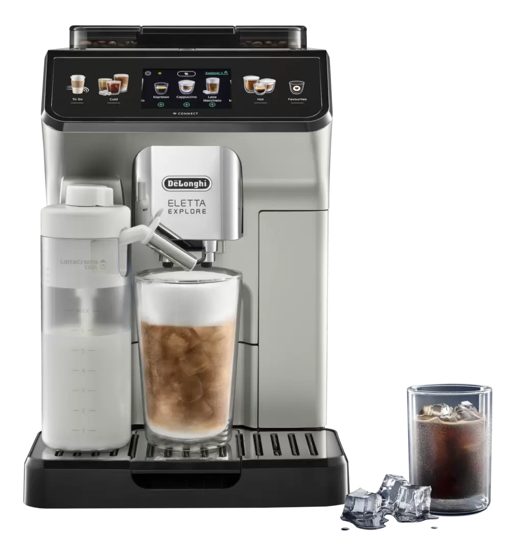 DE-LONGHI ECAM450.65.S Eletta Explore Cold Brew - Kaffeevollautomat (Silber) für 999 CHF in Media Markt