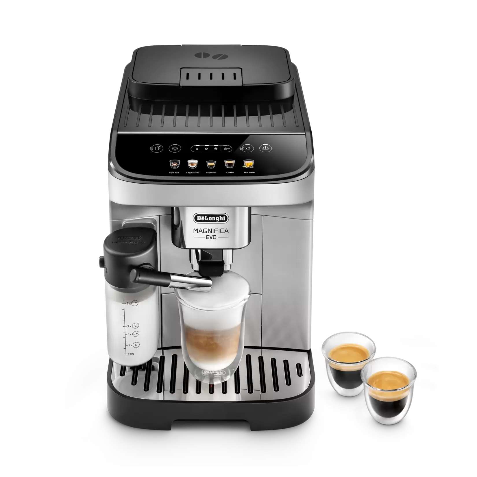 DE-LONGHI ECAM290.61.SB Magnifica Evo Latte Plus - Kaffeevollautomat (Schwarz/Silber) für 449,95 CHF in Media Markt