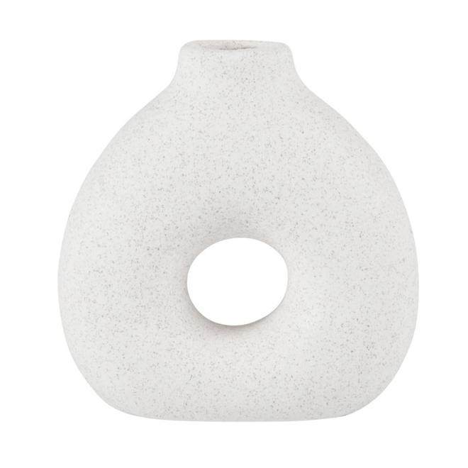 Vase en grès blanc H14 für 7,99 CHF in Maisons du Monde